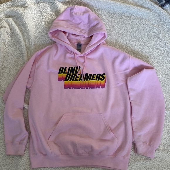 Gildan heavy blend pink hoodie - Picture 1 of 4